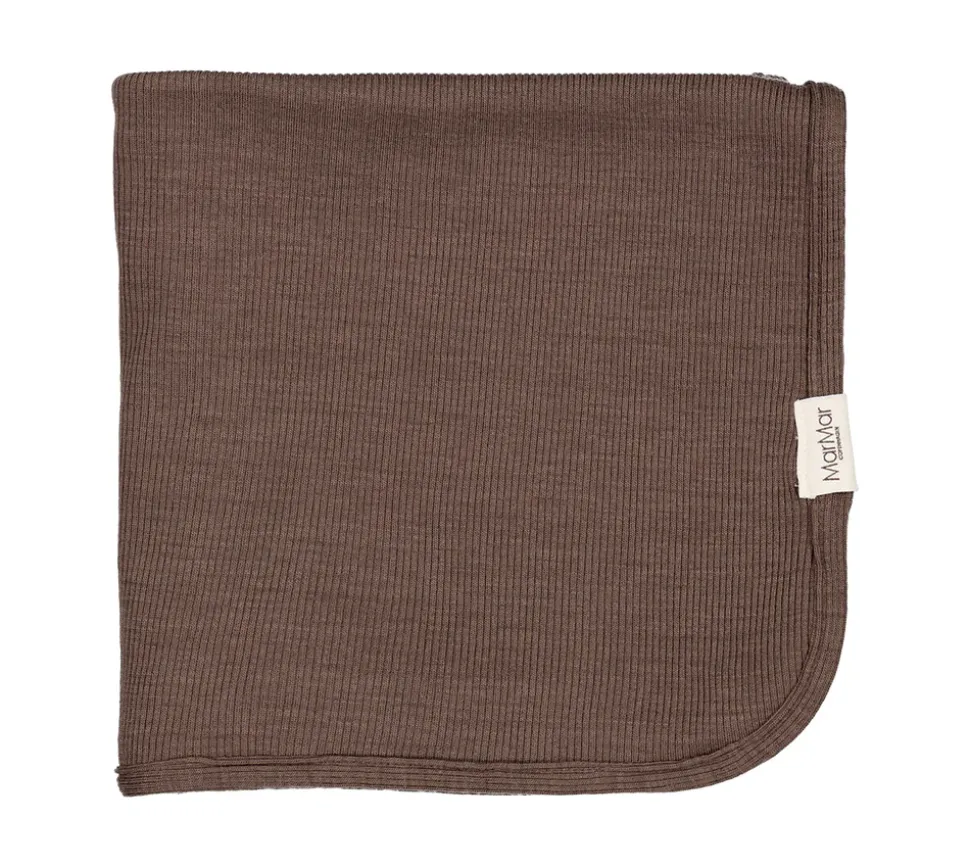 Alida, Wool Rib Baby Blanket