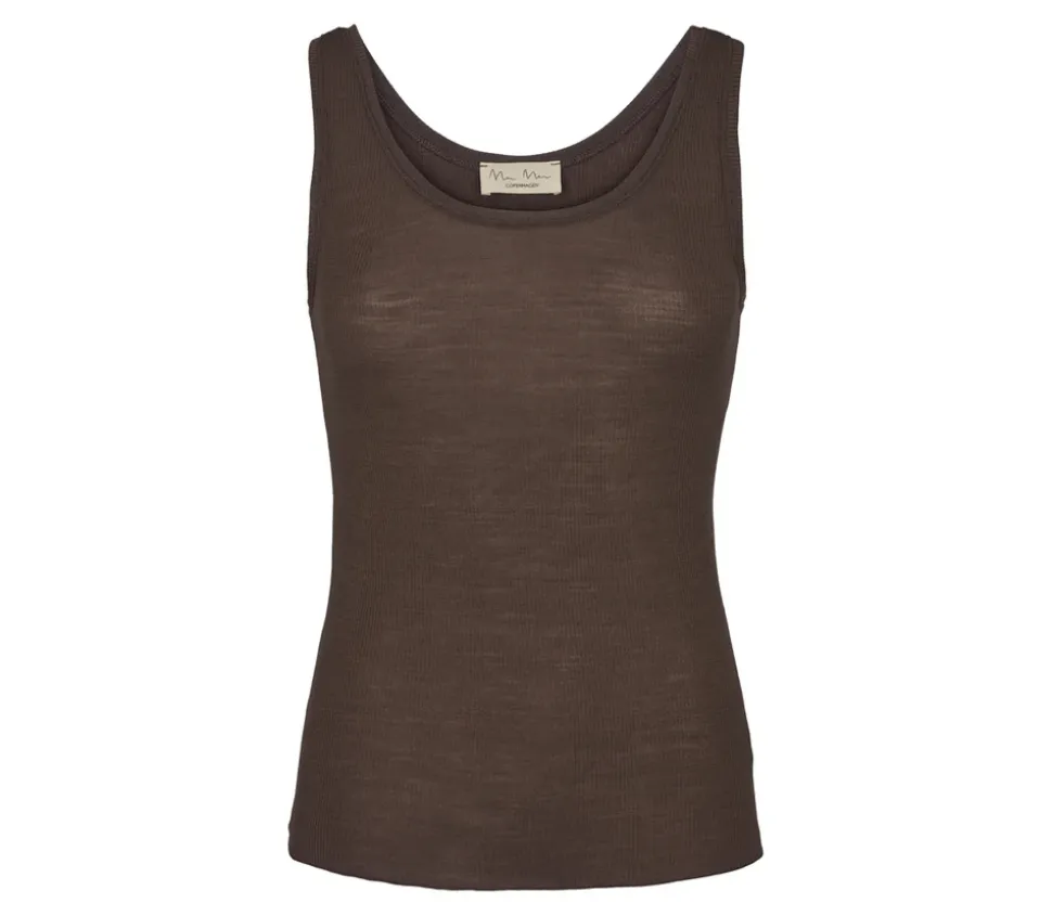 Tevo W, Wool Rib Vest Top