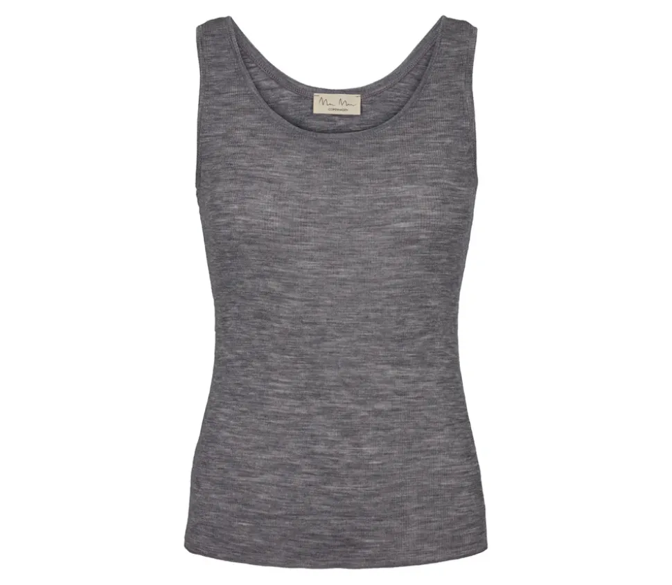 Tevo W, Wool Rib Vest Top