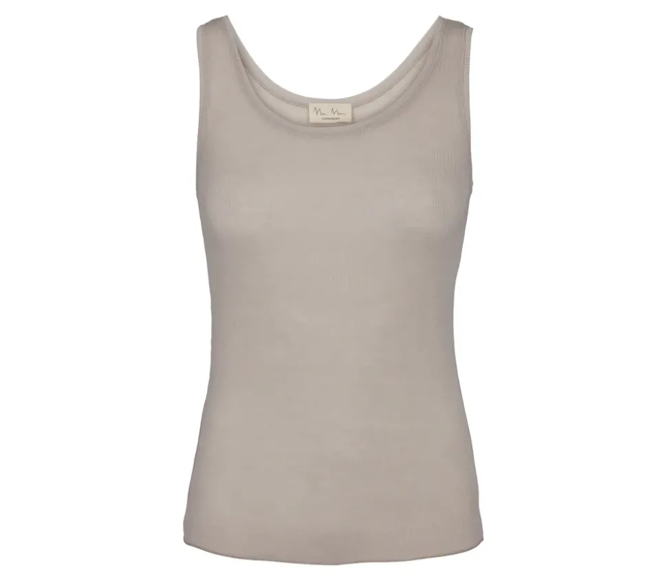 Tevo W, Wool Rib Vest Top