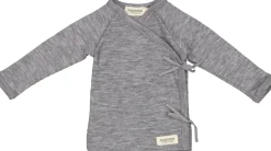 Tut Wrap Ls, Wool Rib Blouse
